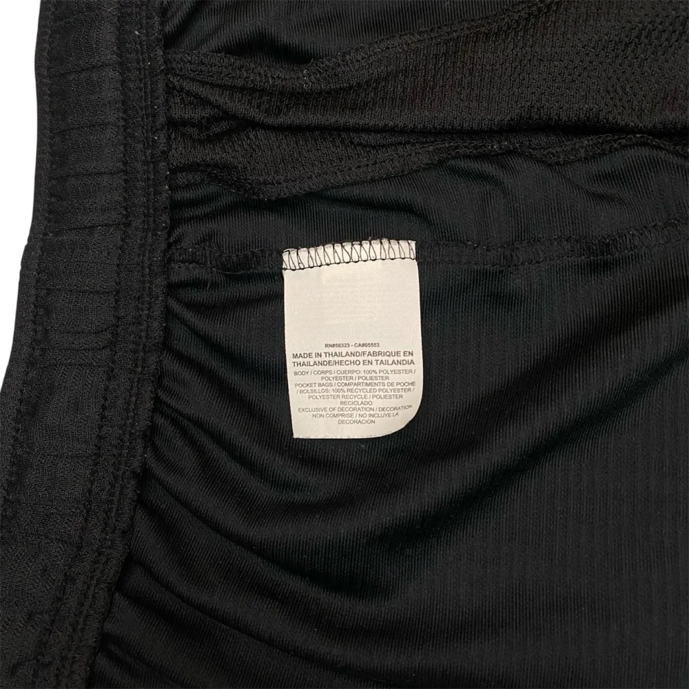 Nike Youth Athletic Dri Fit Black Neon Green Athletic Basketball‎ Shorts Sz L